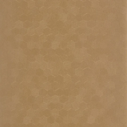 Casadeco SOLA201912888 Solaris Meli Dore - tapeta geometryczna w sześciokąty