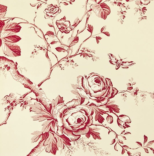 Tapeta Ralph Lauren Signature Papers PRL027/02 Ashfield Floral - Vermillion