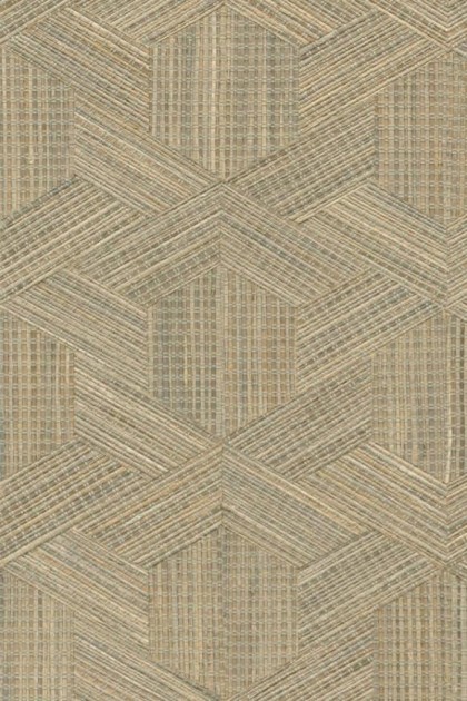 Arte 52483 Prismatic Reflect Mink - tapeta geometryczna z rafii