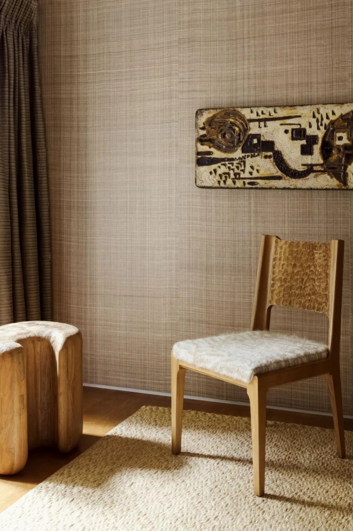 Arte 52442 Prismatic Diffuse Burnt Orange - tapeta z konopii