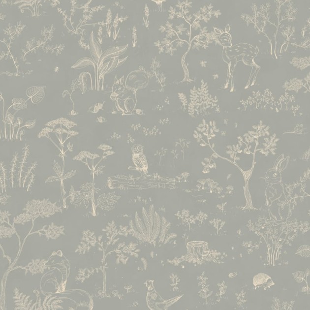Sandberg S10640 Familjen Hollie Misty Blue - tapeta w leśne zwierzątka