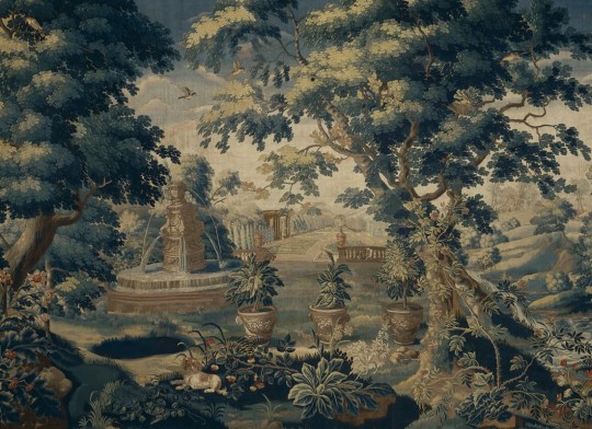 Rebel Walls R21800 Pops Antique Tapestry Fall - mural w klasyczny pejzaż