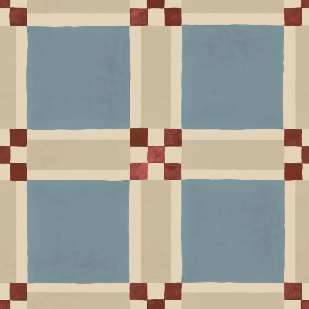 Rebel Walls R21593 Pops Bold Grid Light Blue - mural w retro kratkę