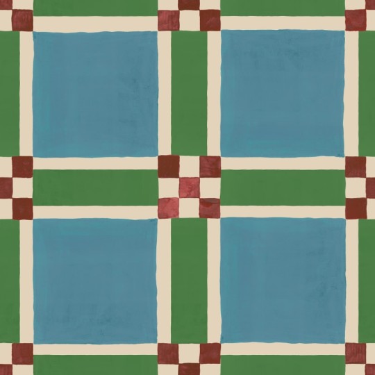 Rebel Walls R21594 Pops Bold Grid Green - mural w retro kratkę