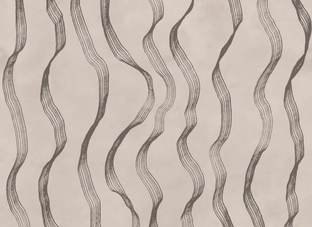 Rebel Walls R21622 Pops Ribbon Stripe Gray - mural w fale