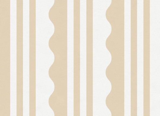 Rebel Walls R21529 Pops Wavy Stripe Beige - mural w paski i fale