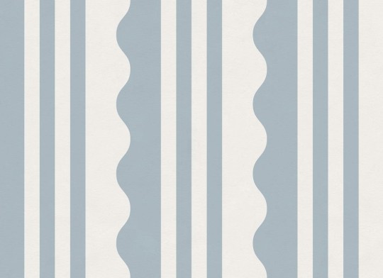 Rebel Walls R21528 Pops Wavy Stripe Blue - mural w paski i fale