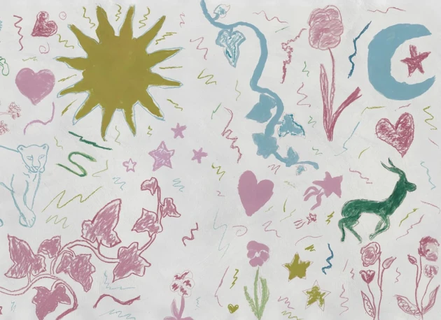 Rebel Walls R21504 John-John Wallmansson Chroma Soft - mural w zwierzęta i rośliny