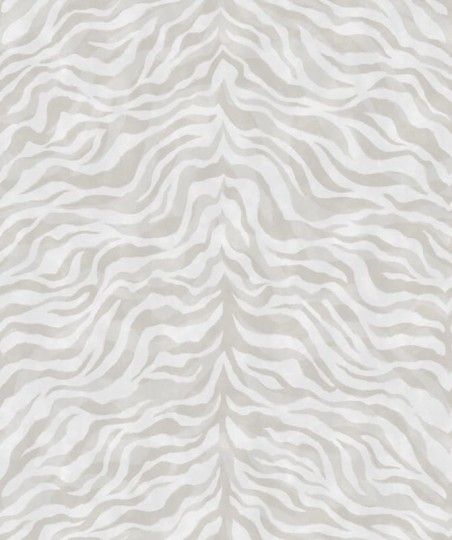Rebel Walls R21449 Eden Escape Animal Luxe White - mural w print zebry