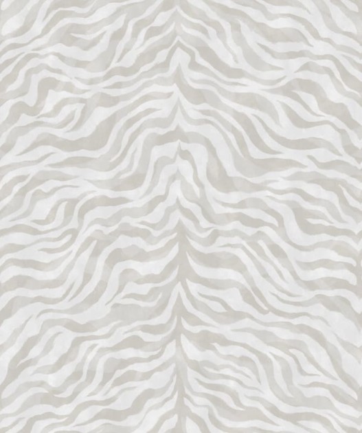 Rebel Walls R21449 Eden Escape Animal Luxe White - mural w print zebry
