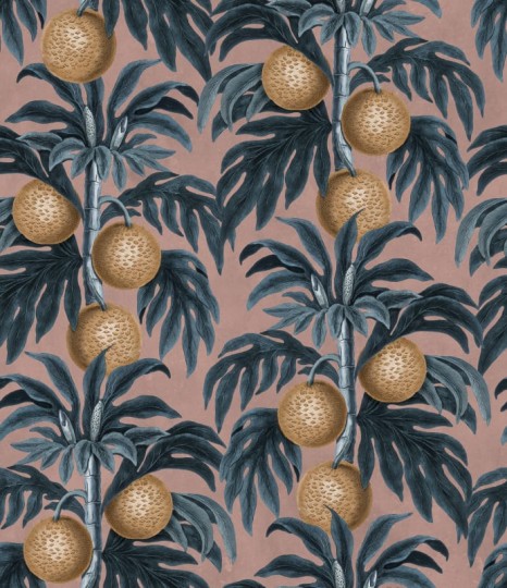 Rebel Walls R20884 Eden Escape Lush Lemons Pink - mural w drzewa cytrynowe