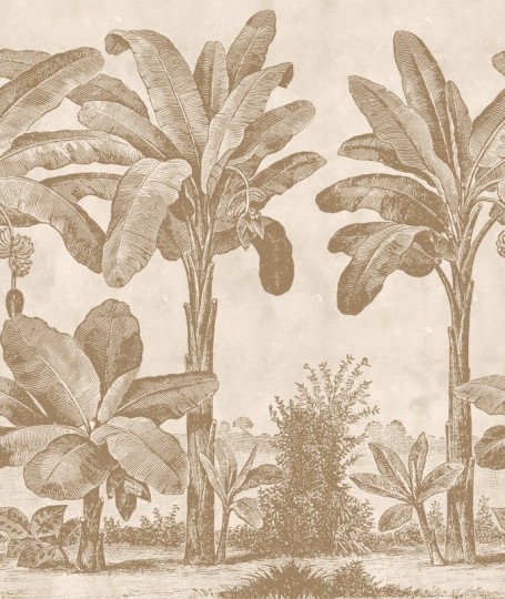 Rebel Walls R20887 Eden Escape Timeless Tropics Vintage - mural w tropikalny pejzaż