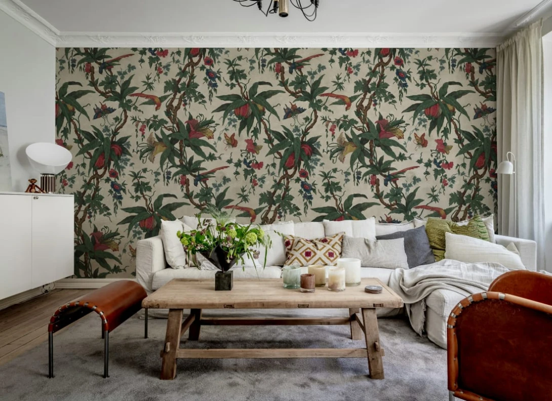 Rebel Walls R20872 Eden Escape Nature of Eden Vintage - mural w egzotyczne owoce i kwiaty