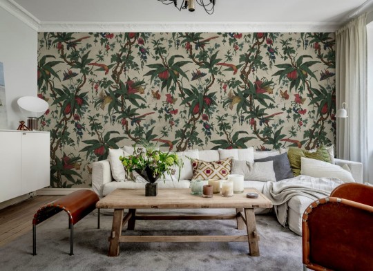 Rebel Walls R20872 Eden Escape Nature of Eden Vintage - mural w egzotyczne owoce i kwiaty