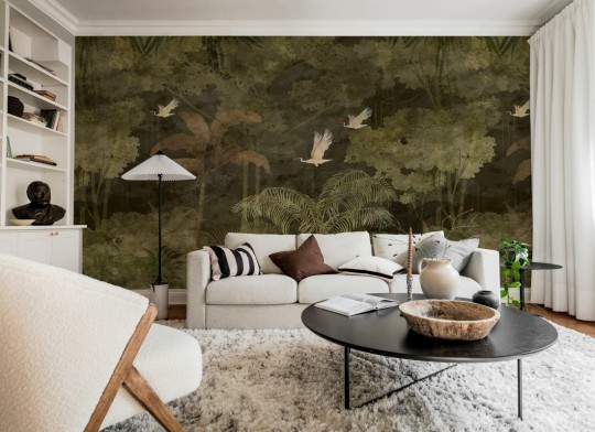 Rebel Walls R21461 Eden Escape Exotic Eden Night Vintage - mural w las tropikalny