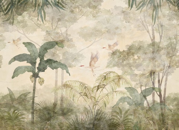 Rebel Walls R21462 Eden Escape Exotic Eden Day - mural w las tropikalny