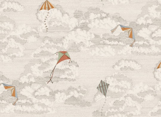 Sandberg S10643 Familjen Bonnie and Kites Graphite – mural w chmury i latawce