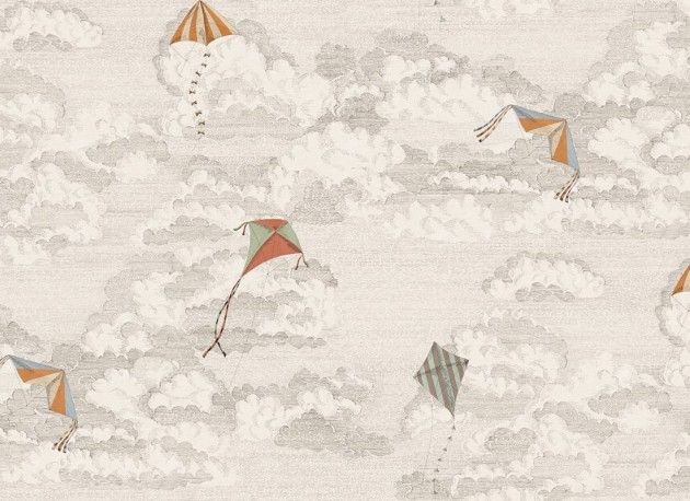 Sandberg S10643 Familjen Bonnie and Kites Graphite – mural w chmury i latawce