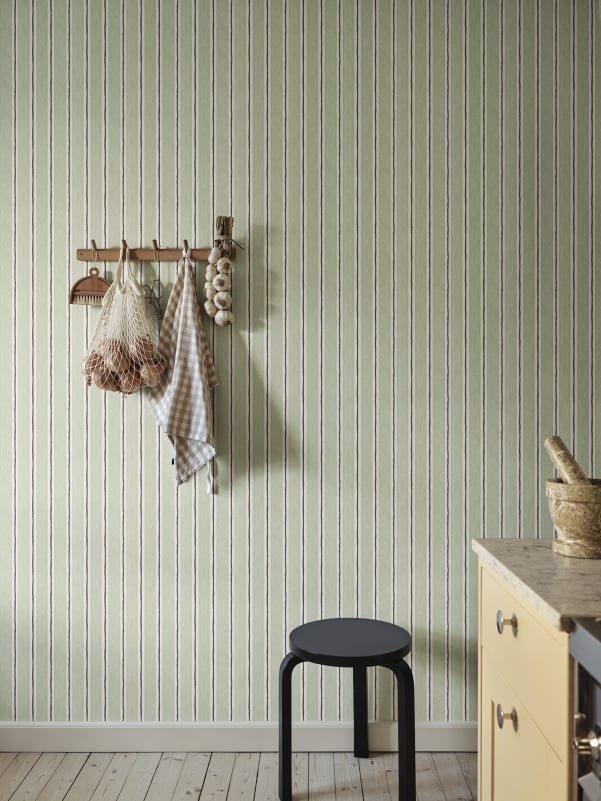 Sandberg S10760 Familjen Albin Light Green – mural w malowane paski