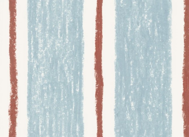 Sandberg S10703 Familjen Albin Blue – mural w malowane paski