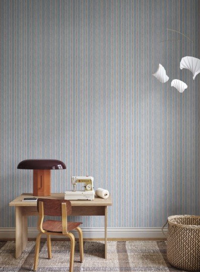 Sandberg S10703 Familjen Albin Blue – mural w malowane paski