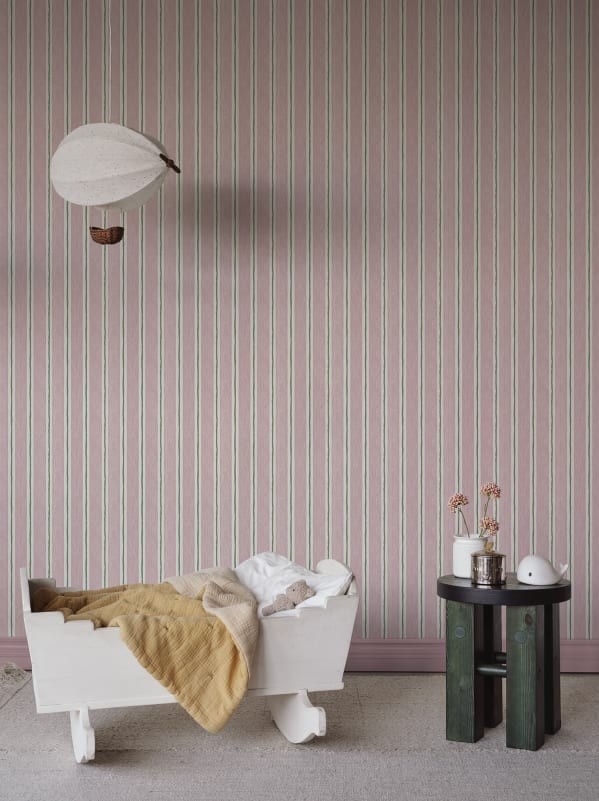 Sandberg S10653 Familjen Albin Pink – mural w malowane paski