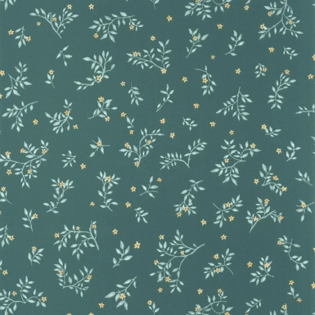 Caselio 103647127 Kitchen Box Callisto Vert opaline curry - tapeta w minimalistyczne rośliny