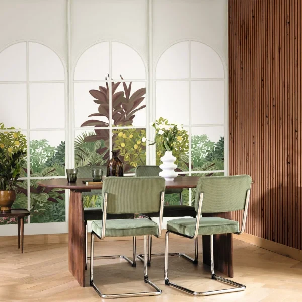 Caselio KBO106927227 Kitchen Box Verdant Cascade Multicouleurs L - mural w rośliny za oknem