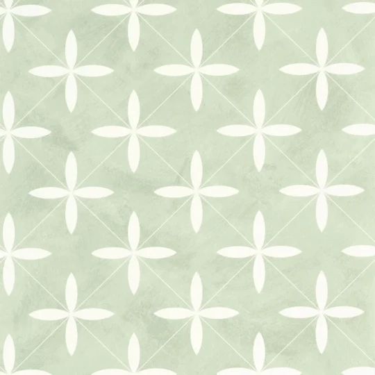 Caselio 106900746 Kitchen Box Cement Tiles Vert d'eau - tapeta imitująca płytki cementowe