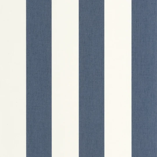 Caselio 104046387 Kitchen Box Linen Lines Bleu denim - tapeta imitująca lnianą tkaninę w paski