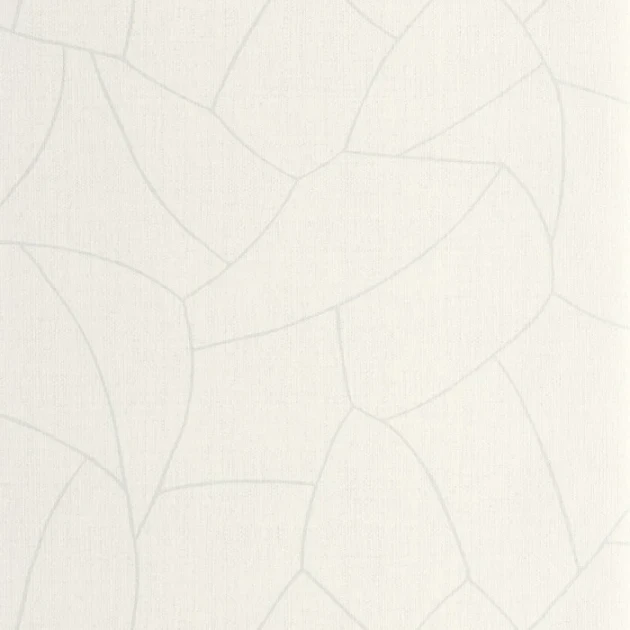 Caselio 107020013 Symphony Melody Blanc - tapeta geometryczna imitująca rafię