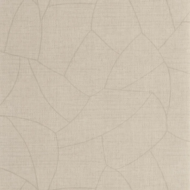 Caselio 107021127 Symphony Melody Taupe - tapeta geometryczna imitująca rafię