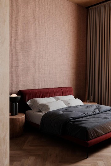 Arte 63500A Textura Ignis Lana Cream - tapeta imitująca wełnę