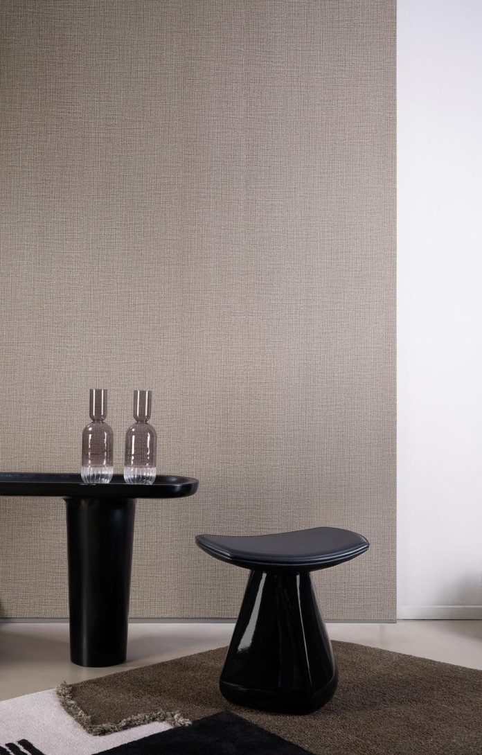 Arte 63508 Textura Ignis Lana Espresso - tapeta imitująca wełnę