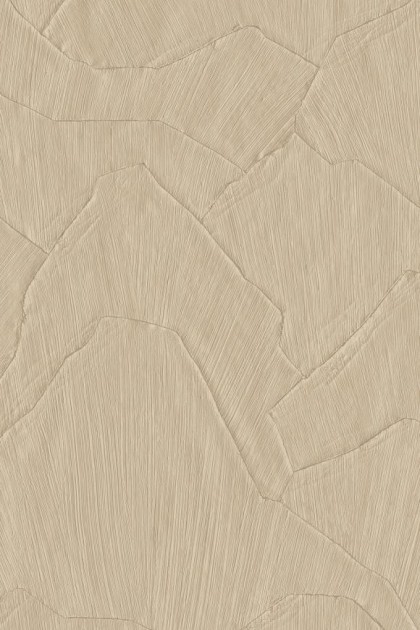 Arte 42501 Textura Ignis Shards Camel - tapeta imitująca gips w organiczny wzór