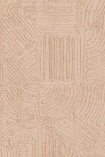 Arte 60726A Textura Ignis Tamba Coral - tapeta geometryczna ze sznurka i gipsu
