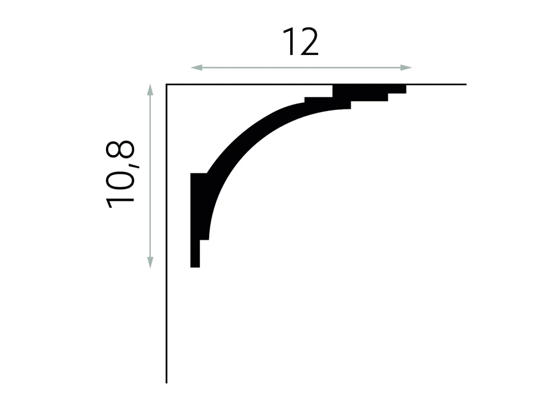 Listwa sufitowa Mardom MD105H