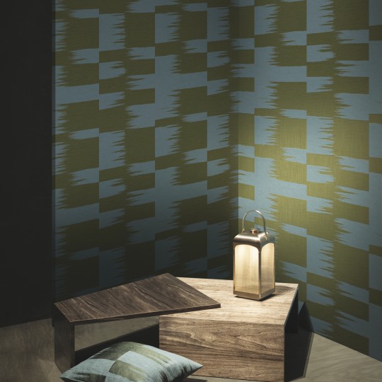 Armani Casa 9637 Graphic Elements 2 Stromboli - tapeta geometryczna z metalicznym efektem