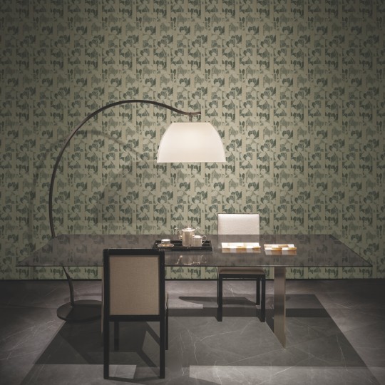 Armani Casa 9612 Graphic Elements 2 Capri - tapeta abstrakcyjne liście