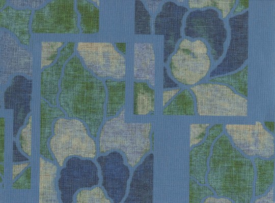 Armani Casa 9613 Graphic Elements 2 Capri - tapeta abstrakcyjne liście