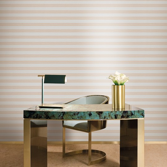 Armani Casa 8020 Graphic Elements 3 Mikura - tapeta z rafii w poziome pasy