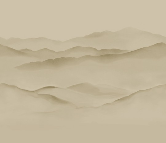 Armani Casa 9901 Inspired Moods 1 Basho - tapeta jedwabna w górski pejzaż