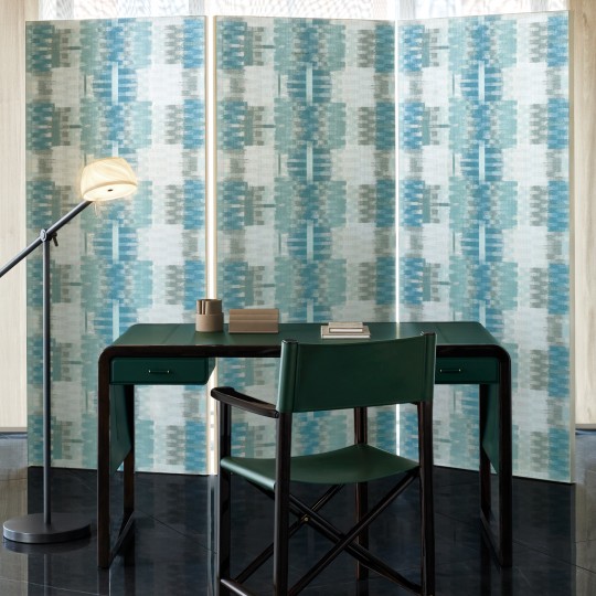 Armani Casa 9723 Precious Fibers 3 Loreley - tapeta jedwabna w geometryczny wzór