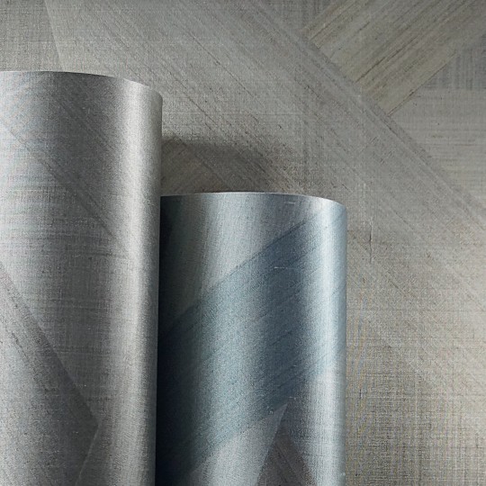 Armani Casa 9757 Precious Fibers 3 Rigoletto - tapeta jedwabna w geometryczne intarsje