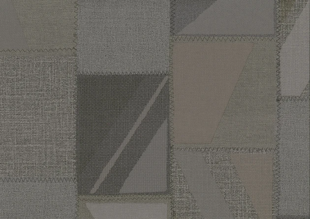 Sirpi 26100 Altagamma Woven Darcy - tapeta tekstylna w patchworkowe prostokąty