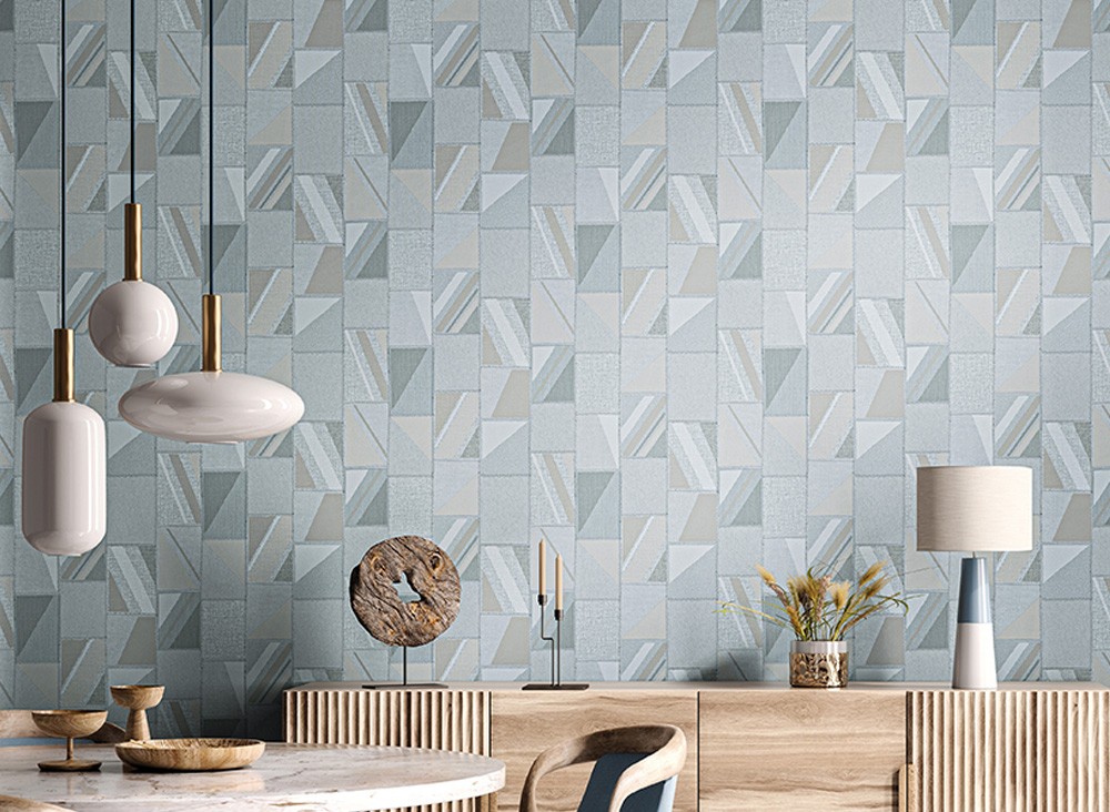 Sirpi 26100 Altagamma Woven Darcy - tapeta tekstylna w patchworkowe prostokąty