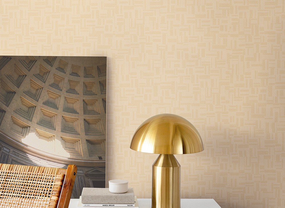 Sirpi 26164 Altagamma Woven Twinkle - tapeta tekstylna w przeplecioną jodełkę