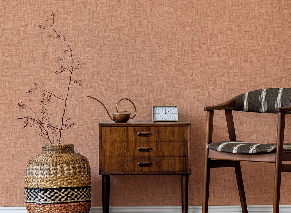 Sirpi 26165 Altagamma Woven Twinkle - tapeta tekstylna w przeplecioną jodełkę