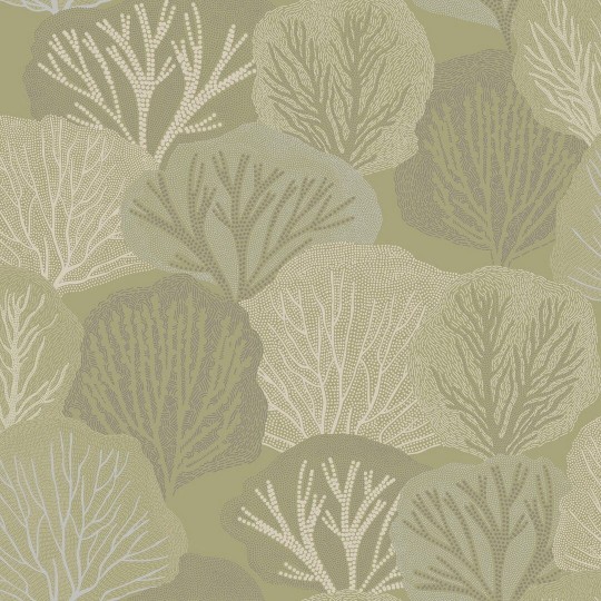 Graham & Brown 121445 New Eden - tapeta w drzewa o metalicznym połysku