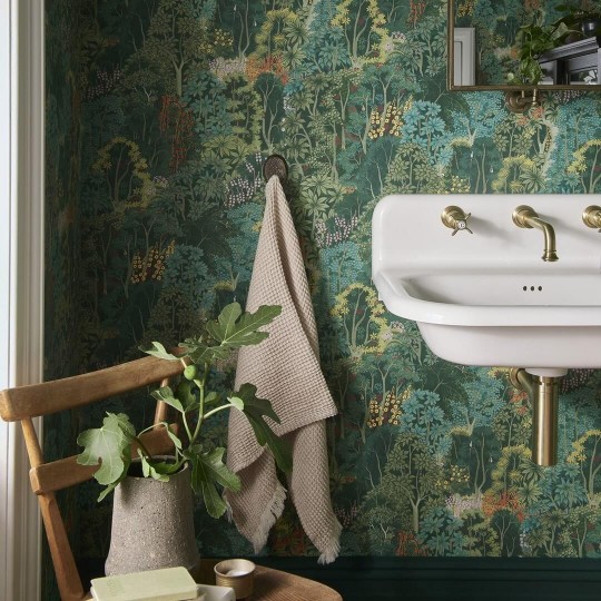 Graham & Brown 121466 New Eden - tapeta w las tropikalny